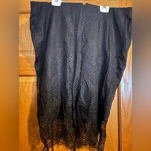 TORRID black lace skirt